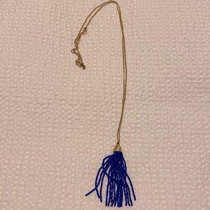 J Crew tassel necklace